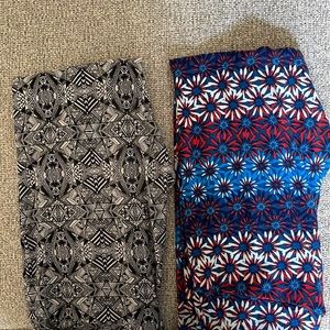 LuLaRoe leggings. O/S selling both together.